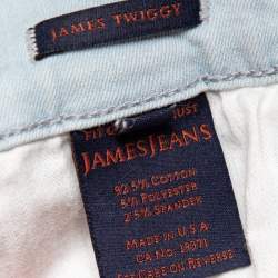 Pre Owned James Jeans Blue Sorbet Twiggy Jeans M 