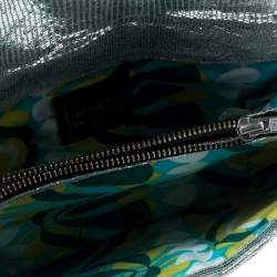 Jamin Puech Silver Leather Clutch