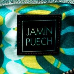 Jamin Puech Silver Leather Clutch