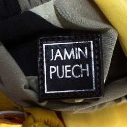 Jamin Puech Yellow Leather Embellished Alphabet Bag