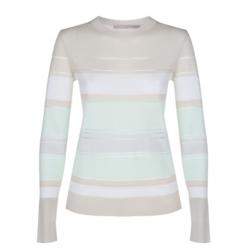 Jason Wu Striped Merino Wool Sweater M