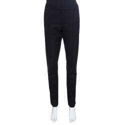 Jason Wu Black Wool Tailored Trousers M