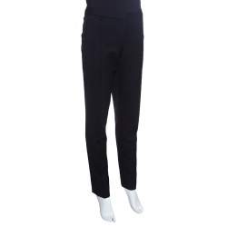 Jason Wu Black Wool Tailored Trousers M