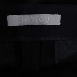 Jason Wu Black Wool Tailored Trousers M