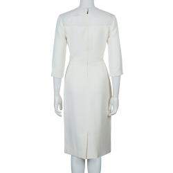 Jason Wu Cream Lace Detail Dress M