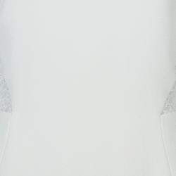 Jason Wu Cream Lace Detail Dress M
