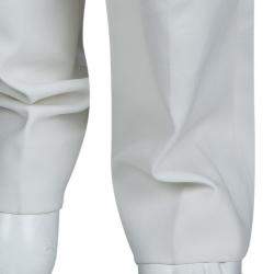 Pre Owned بنطلون جيسون وو قطن تويل أبيض بقصة مستقيمة S