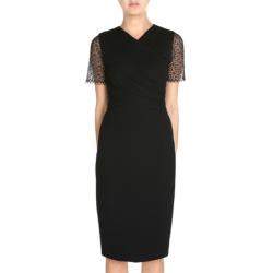 مملوكة مسبقًا فستان جيسون وو أسود بالدانتيل M