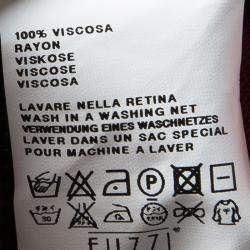 Pre Owned Jean Paul Gaultier Tomato Red Knit Ruched Long Sleeve Top L