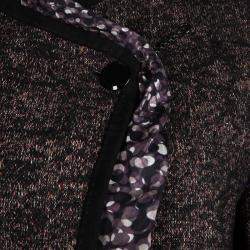 Jean Paul Gaultier Femme Multicolor Textured Wool Blend Jacket M