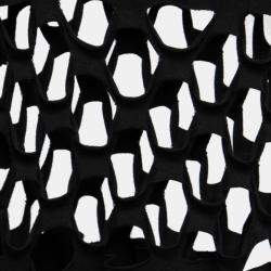 Pre Owned Jean Paul Gaultier Soleil Black Cotton Jersey Distressed Waist Bodycon Dress S