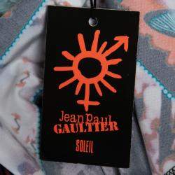 Jean Paul Gaultier Soleil Multicolor Digital Print Tiered Cami Dress XS
