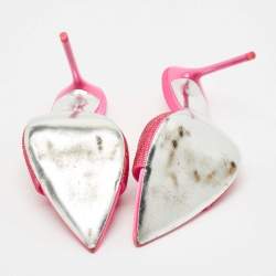 مملوكة مسبقًا صندل جيسيكا ريتش ساتان فوشيا إيماني منزلق مقاس 37