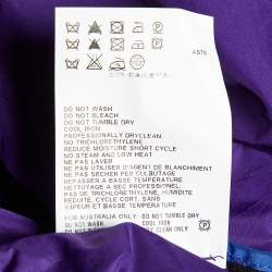 Jil Sander Purple Taffeta Palazzo Trousers S