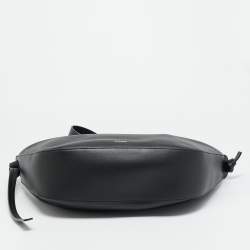 Pre Owned Jil Sander Knot Small Black Leather Shoulder Bag
