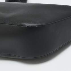 Pre Owned Jil Sander Knot Small Black Leather Shoulder Bag