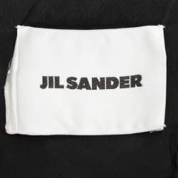 Jil Sander Black Crepe Dress XL