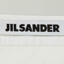 Jil Sander White Cotton Tailored Trousers S