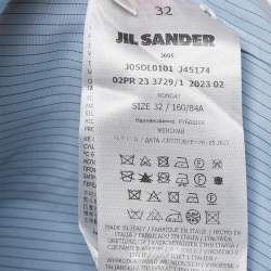 Jil Sander Monday Blue Striped Cotton Shirt S
