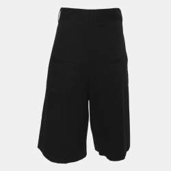 Jil Sander Black Cotton Bermuda Shorts S
