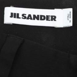 Jil Sander Black Cotton Bermuda Shorts S