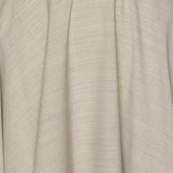 Pre Owned Jil Sander Grey Wool Maxi Skirt S