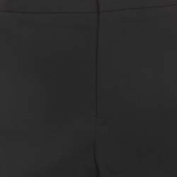 مملوكة مسبقًا بنطلون جيل ساندر تويل أسود بقصة عادية كبير