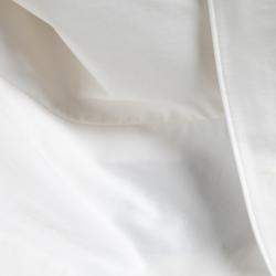 Jil Sander White Sleeveless Button Front Dress S