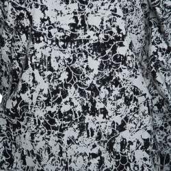 Jil Sander Monochrome Cotton Off Shoulder Risiko Dress M