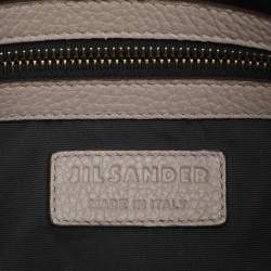 Jil Sander Beige Leather Tote