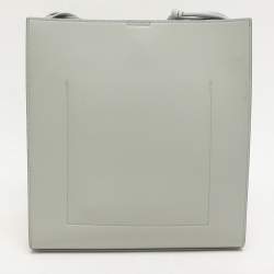 Jil Sander Grey Leather Medium Tangle Shoulder Bag
