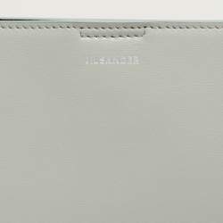 Jil Sander Grey Leather Medium Tangle Shoulder Bag