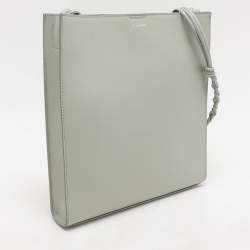 Jil Sander Grey Leather Medium Tangle Shoulder Bag