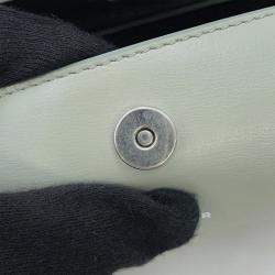 مملوكة مسبقًا حقيبة كتف جيل ساندر كانولو جلد سي فوم حجم صغير جداً