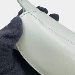 مملوكة مسبقًا حقيبة كتف جيل ساندر كانولو جلد سي فوم حجم صغير جداً