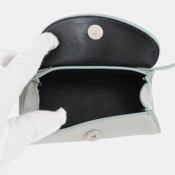 مملوكة مسبقًا حقيبة كتف جيل ساندر كانولو جلد سي فوم حجم صغير جداً