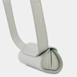 مملوكة مسبقًا حقيبة كتف جيل ساندر كانولو جلد سي فوم حجم صغير جداً