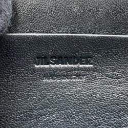 Pre Owned Jil Sander Cannoli Black Calf Leather Size Small