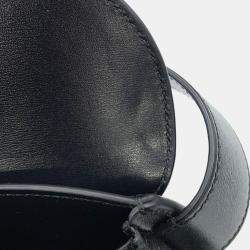 Pre Owned Jil Sander Cannoli Black Calf Leather Size Small