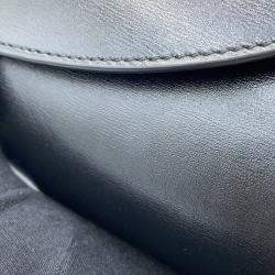 Pre Owned Jil Sander Cannoli Black Calf Leather Size Small