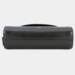 Pre Owned Jil Sander Cannoli Black Calf Leather Size Small