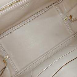 Pre Owned Jil Sander Yellow Leather J-VISION Square Tote and Crossbody Bag