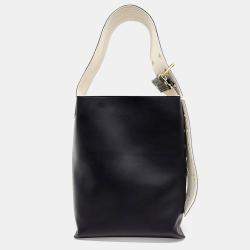 Pre Owned Jil Sander Black Leather bucket bag