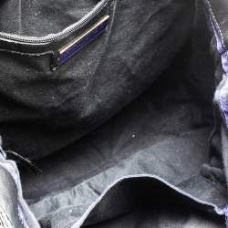 Jimmy Choo for H&M Black Leather Tassel Zip Tote