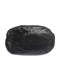 Jimmy Choo for H&M Black Leather Tassel Zip Tote