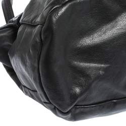 Jimmy Choo for H&M Black Leather Tassel Zip Tote
