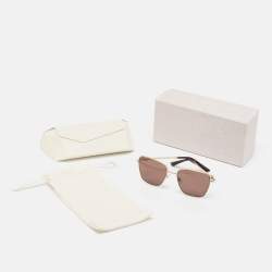 Jimmy Choo Brown/Gold JC 4005HB Embellished Square Sunglasses