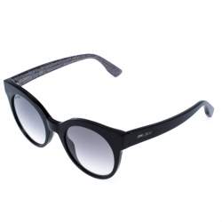 Pre Owned Jimmy Choo Black Gradient Mirta Cat Eye sunglasses