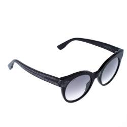 Pre Owned Jimmy Choo Black Gradient Mirta Cat Eye sunglasses