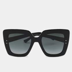 Jimmy Choo Black Gradient 807/9O Auri Square Sunglasses